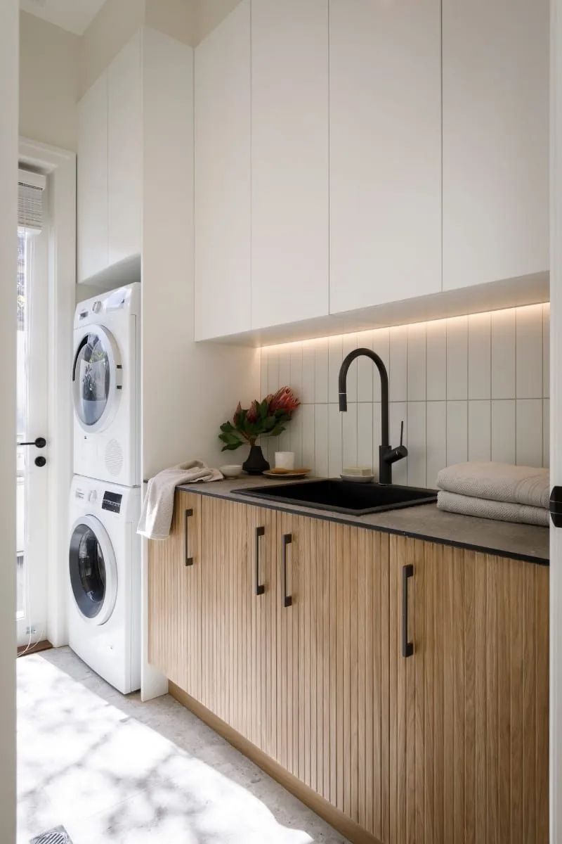 Laundry Renovations completed by Hobart Renovations